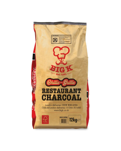 12kg Chilla-Grilla Restaurant Grade Lumpwood Charcoal FSC&reg; Certified (RCH12FSC) - Single Bags to Full Pallet Options