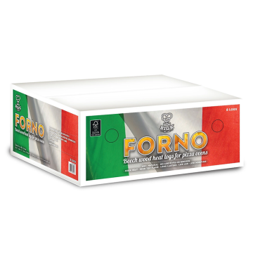 Forno Pizza Oven Logs FSC® Certified (LGFORNOFSC) - 18 Boxes on a Quarter Pallet 