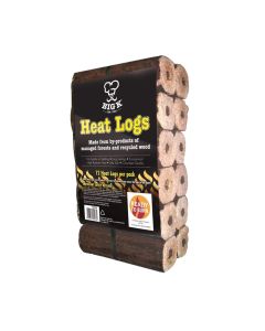 Compressed Saw Dust Heat Logs (LGHEAT) - Single Pack of 12 Heat Logs