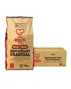 Chilla-Grilla 12kg (RCH12FSC) Restaurant Grade & Au Natural 10kg (RCB10) Lumpwood Charcoal Briquettes Bundle
