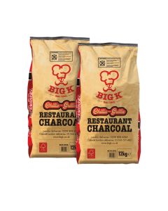 2 x Chilla-Grilla 12kg (RCH12FSC) Bag Restaurant Grade Lumpwood Charcoal Bundle