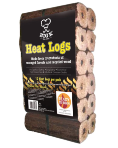 Compressed Saw Dust Heat Logs Standard (LGHEAT) & FSC® Certified (LGHEATFSC) Options - Single Packs to Full Pallets