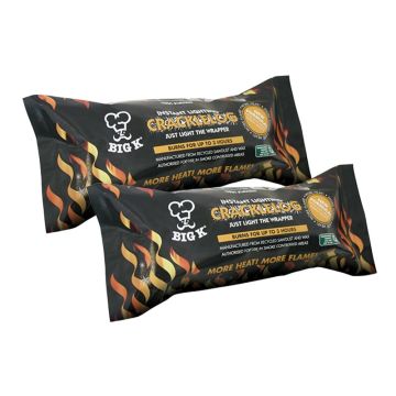 2 x Instant Light Crackle Log (LGWCR) Bundle