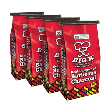 4 x Real Lumpwood Charcoal 5kg (CH05W) Bundle