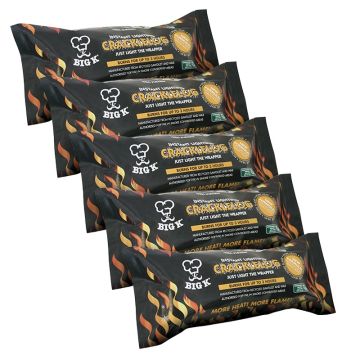 5 x Instant Light Crackle Log (LGWCR) Bundle