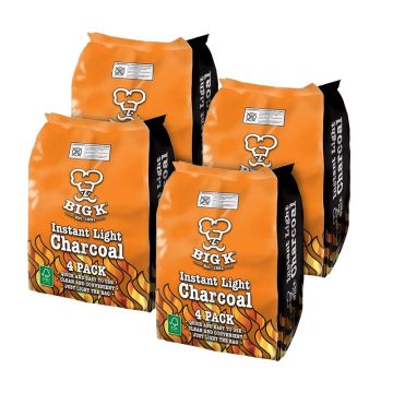 4 x Four Individual Bags of Instant Light Lumpwood Charcoal FSC® Certified (IL04FSC) Bundle