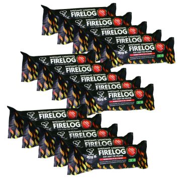 15 x Instant Light Fire Log (LGW10) Bundle