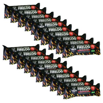 20 x Instant Light Fire Log (LGW10) Bundle
