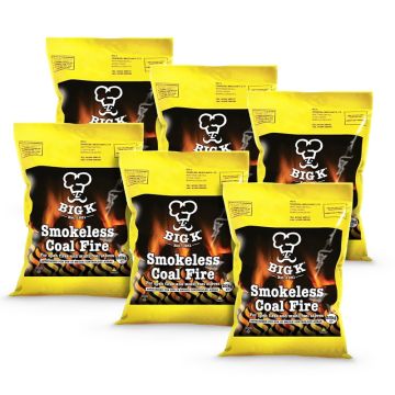 6 x Smokeless Coal (SCF20) - 20kg Bag Bundle