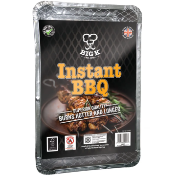 All in One Disposable Barbecues With FSC® Certified Instant Light Lumpwood Charcoal - Picnic (DB01) & Large Party (DBPARTY) Options