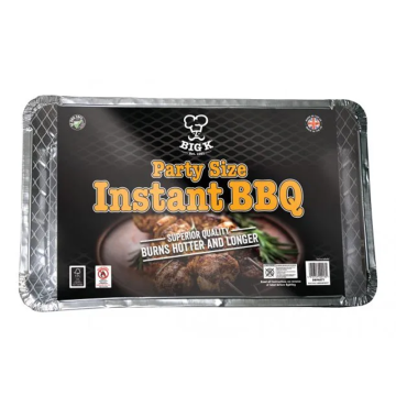 All in One Large Party Disposable Barbecue with FSC® Certified Instant Light Lumpwood Charcoal (DBPARTY)