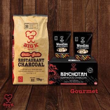 Chilla-Grilla Gourmet Professional Barbecue Charcoal Bundle
