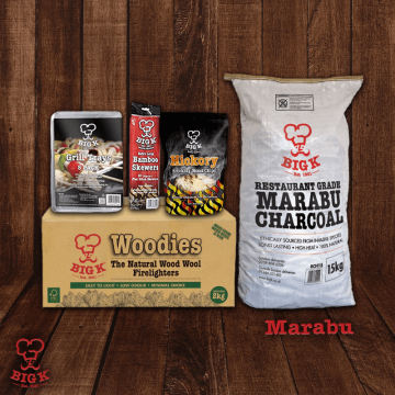 Marabu Professional Barbecue Charcoal Bundle