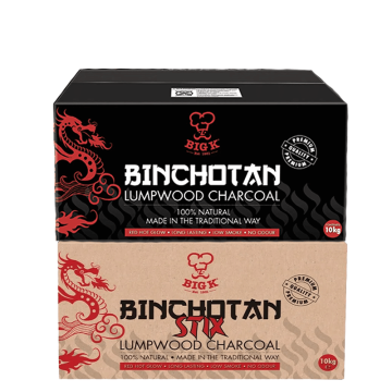 Binchotan Lumpwood Charcoal (BINCHOTAN10) & Binchotan Binchostix (BINCHOSTIX10) Bundle