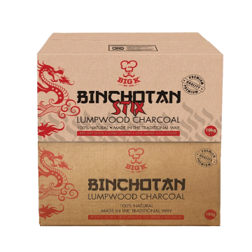Binchotan Lumpwood Charcoal (BINCHOTAN10) & Binchotan Binchostix (BINCHOSTIX10) Bundle