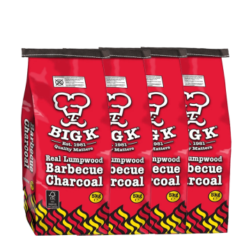 4 x Real Lumpwood Charcoal 5kg FSC® Certified (FSCCH05W) Bundle