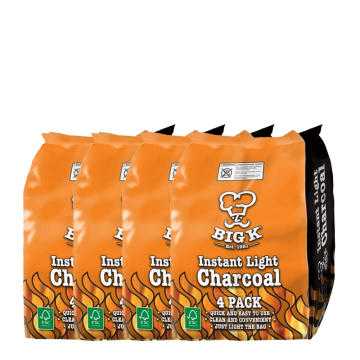 4 x Four Individual Bags of Instant Light Lumpwood Charcoal FSC® Certified (IL04FSC) Bundle