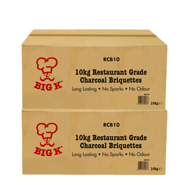 2 x 10kg Au Natural Lumpwood Charcoal Briquettes (RCB10) Bundle