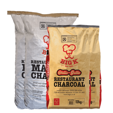2 x Chilla-Grilla 12kg (RCH12FSC) & 2 x Marabu Charcoal 15kg (RCH15) Lumpwood Charcoal Bundle