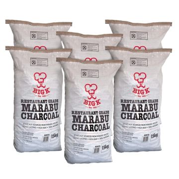 6 x 15kg Professional Marabu Lumpwood Charcoal (RCH15) Bundle