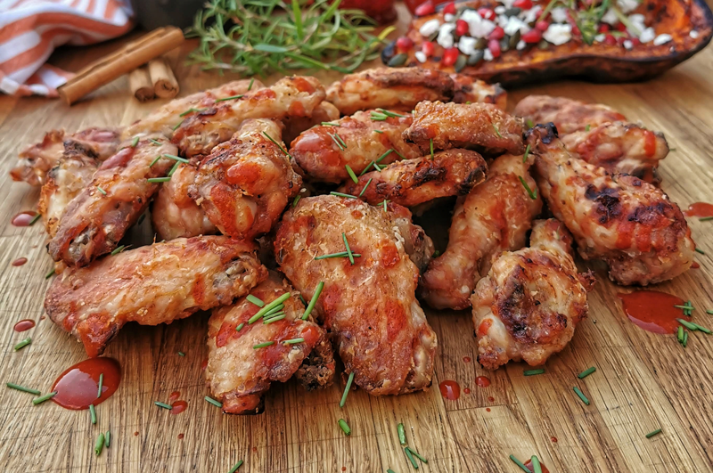 Triple pop pumpkin spice chicken wings